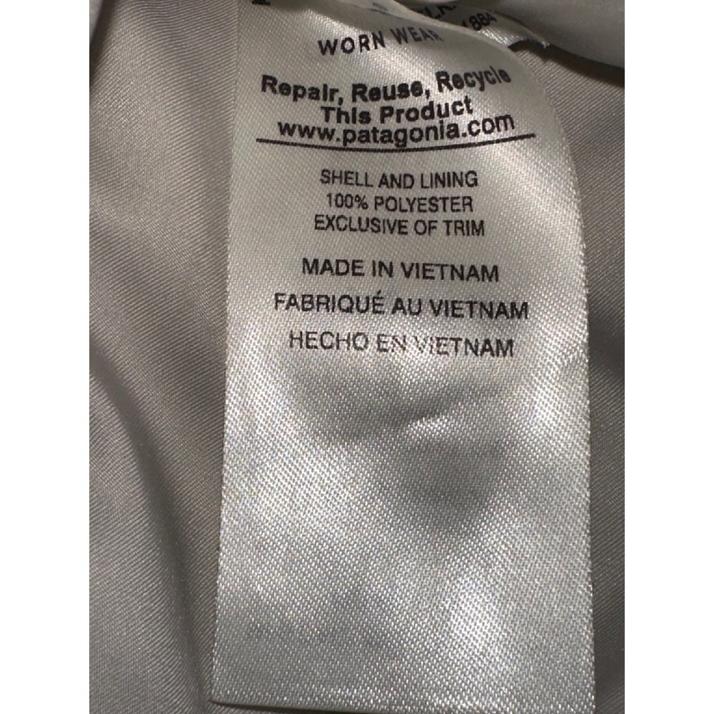 Patagonia Vest Women's Small Tan Los Gatos Sherpa Fleece Pockets Full Zip - Picture 7 of 7